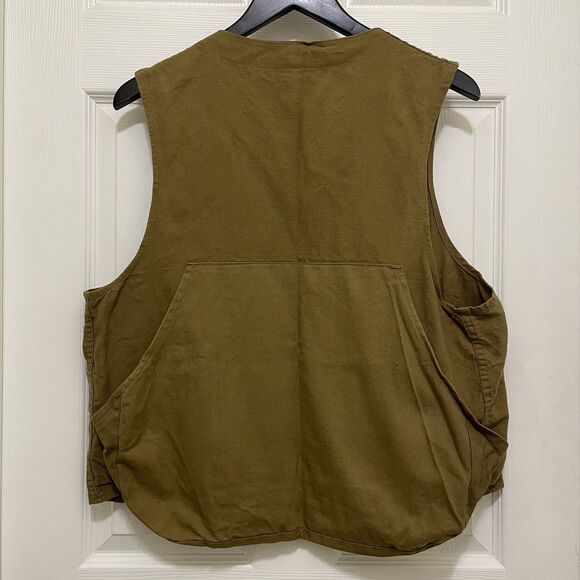 Vintage Blue Bill‎ Redhead Hunting Shooting Vest Game Pocket Large USA Made - Picture 2 of 5